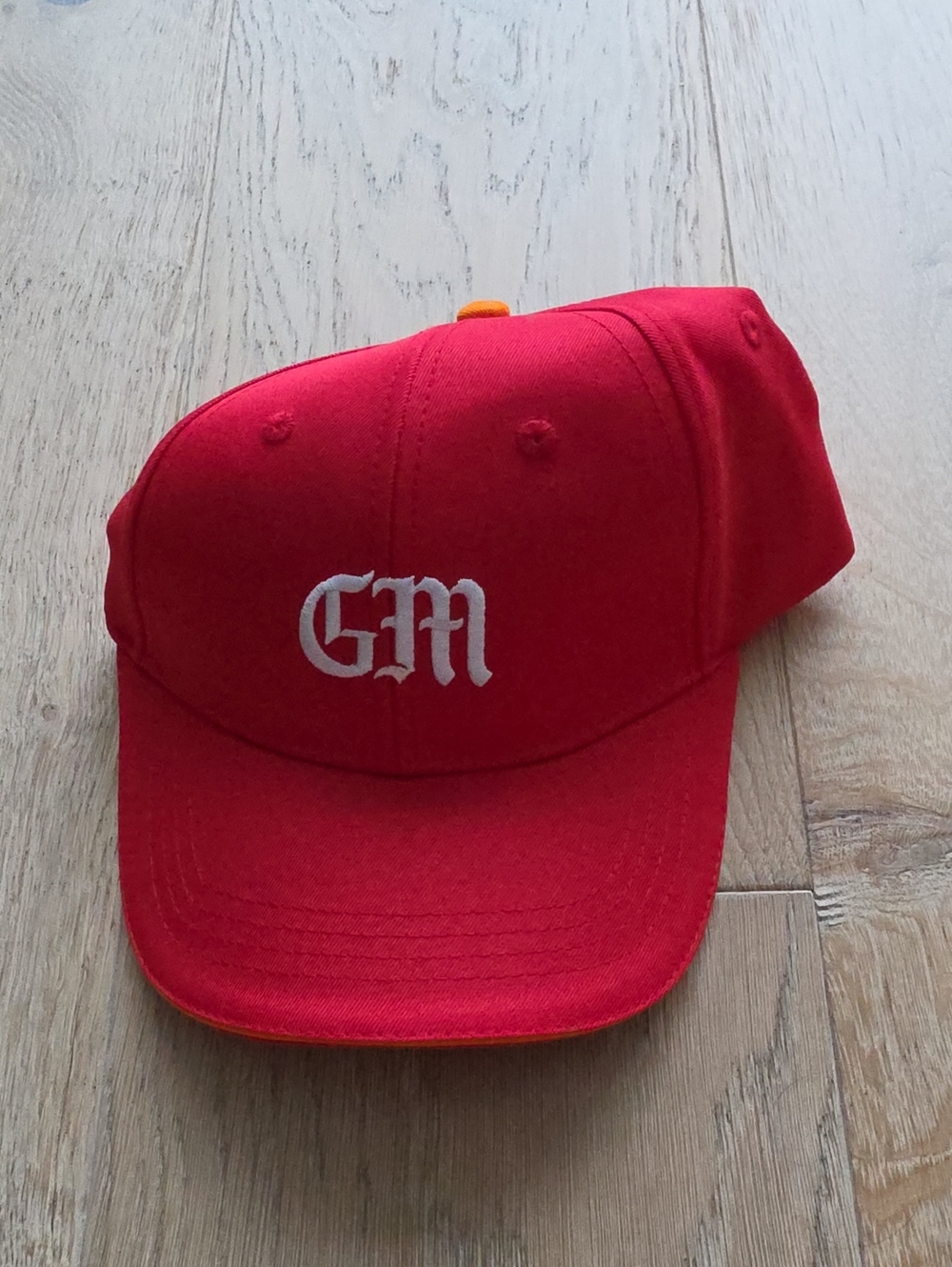 NWOT Grand Marnier 'GM' Embroidered Red Baseball Cap